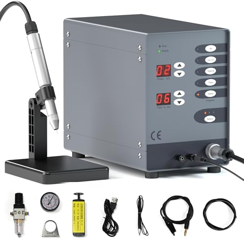 Pulse Argon Arc Welder Machine 110V, Automatic Spot Welding Machine, Permanent Jewelry Welder Kit, with Complete Accessories, for Jewelry Repair Gold Hardware, 6556AAWM-CA9