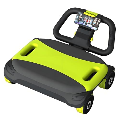 IRISFLY New 4-Wheel Abdominal Roller,Upgraded High-Performance Ab Roller Wheel,Automatic Rebound Ab Roller Board, Strengthen Core & Abs, Ab Machine Perfect for Home Workout