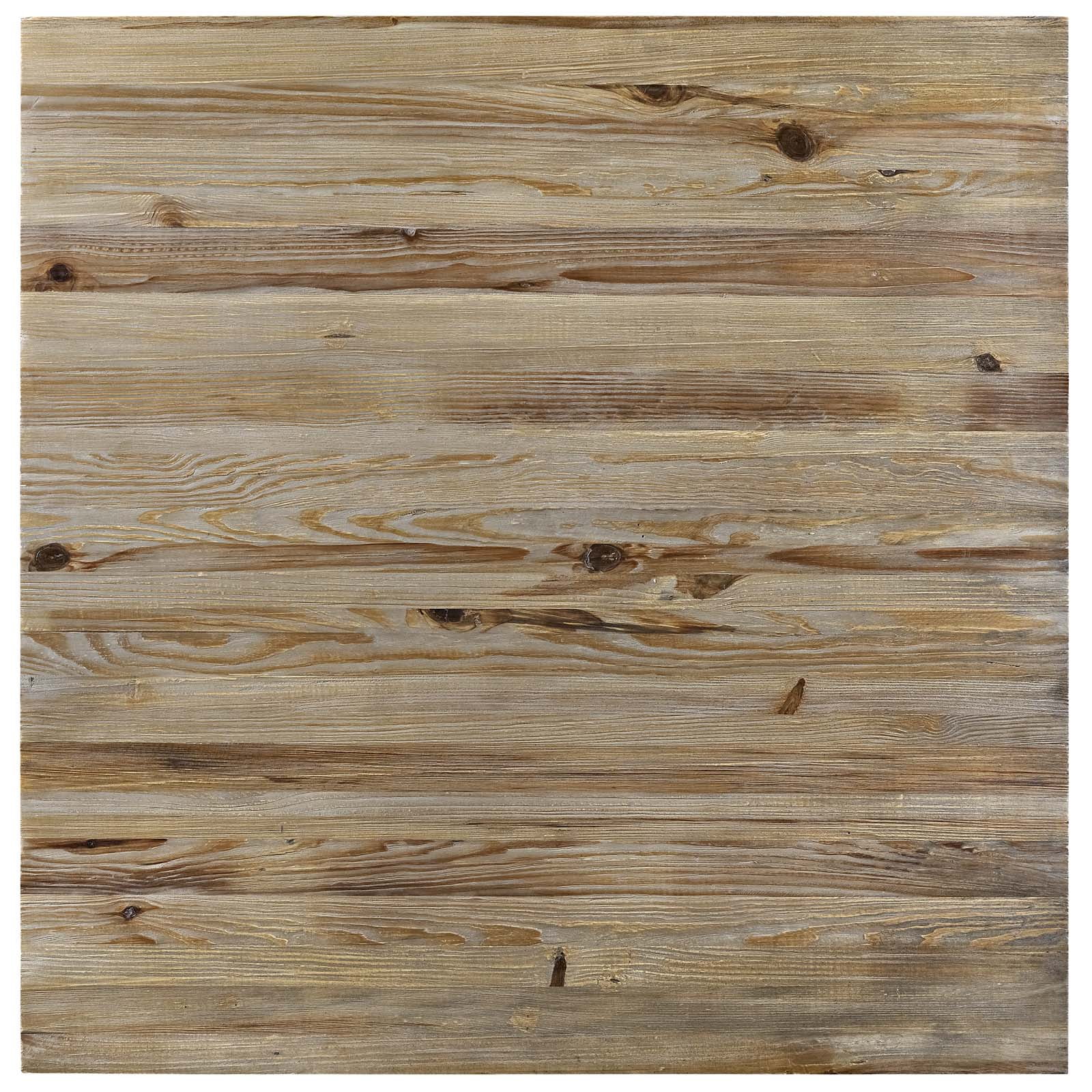 Industrial Country Cottage Farm Beach House Living Room Lounge Club Lobby Coffee Table, Metal Steel Wood, Brown