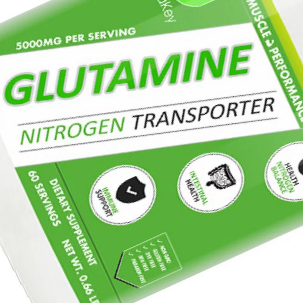 NutraKey Glutamine Intra Workout Gluten Free & Non-GMO Health Supplement (60 Servings) *EN