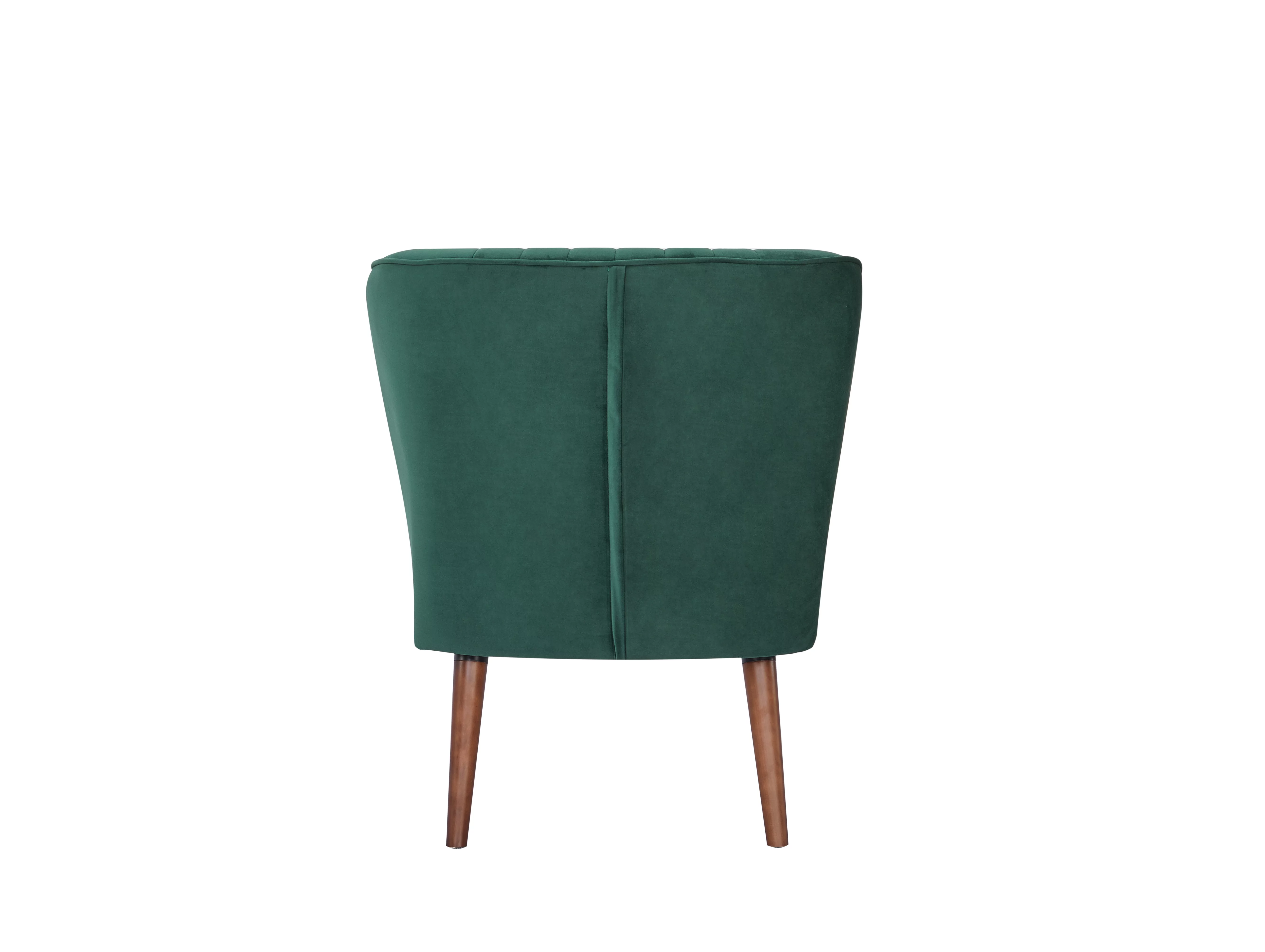 Artdeco Home Laguna Velvet Armless Chair, Green