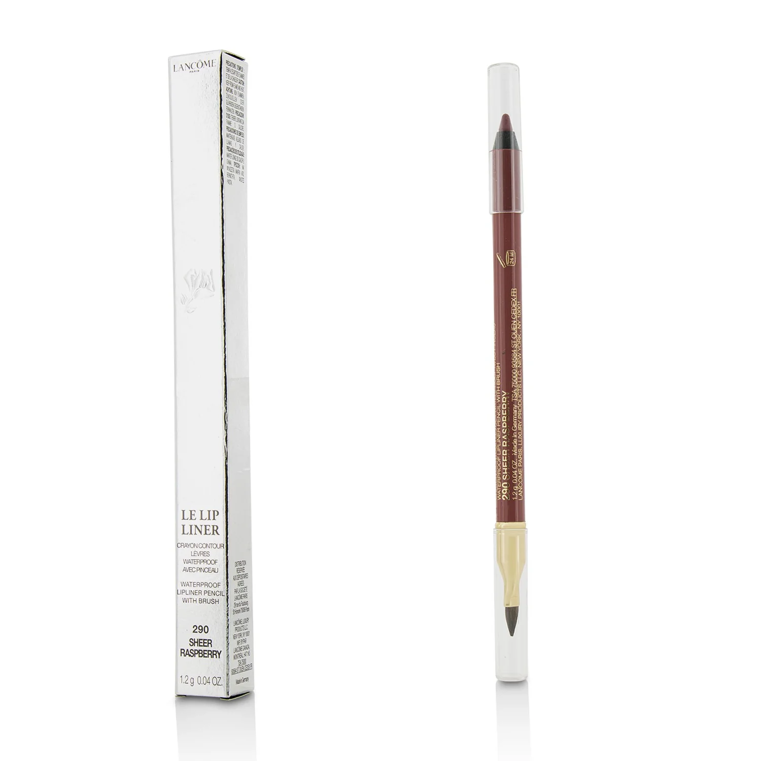Lancome Le Lip Liner Waterproof Lip Pencil With Brush - #114 Tangerine  1.2g/0.04oz