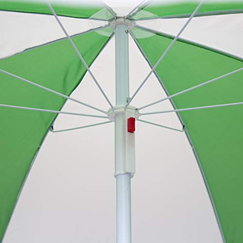 Stansport Picnic Umbrella (617-300), Green/White