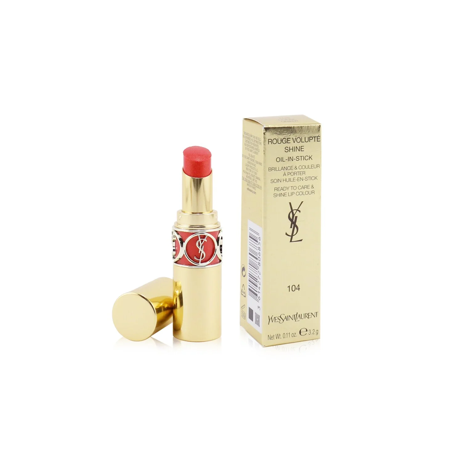 Yves Saint Laurent Rouge Volupte Shine - # 86 Mauve Cuir  3.2g/0.11oz