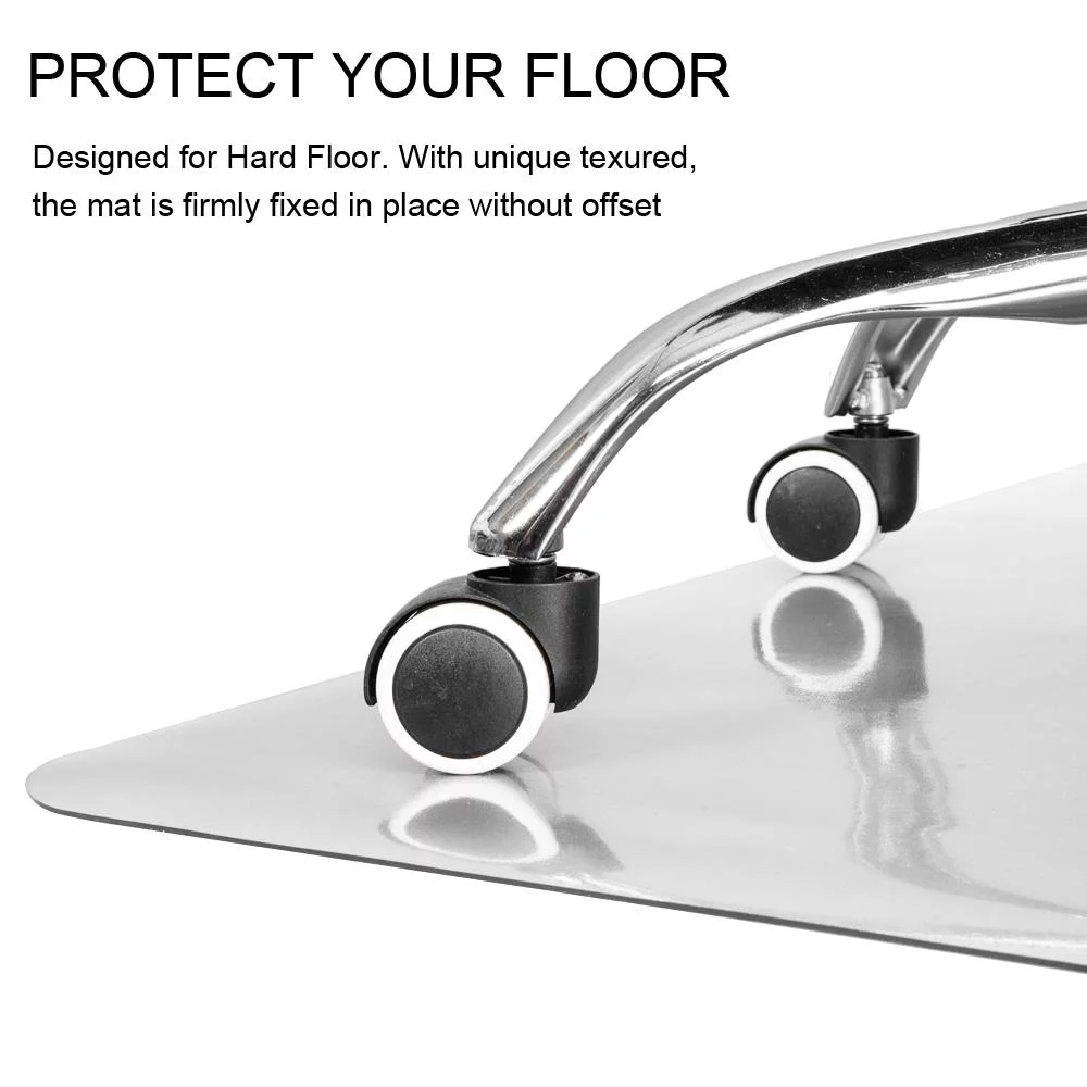 Winado Office Desk Chair Mat for Hard Wood Floor PVC Clear Protection Floor Mat,2mm|Rectangular
