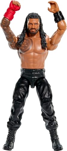 Mattel WWE Action Figure, Series #146 Roman Reigns 6-inch Collectible with 10 Articulation Points & Life-Like Look