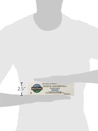 Wild Planet Wild Anchovies in Water with Sea Salt, 3rd Party Mercury Tested, 4.4 Ounce (Pack of 12)