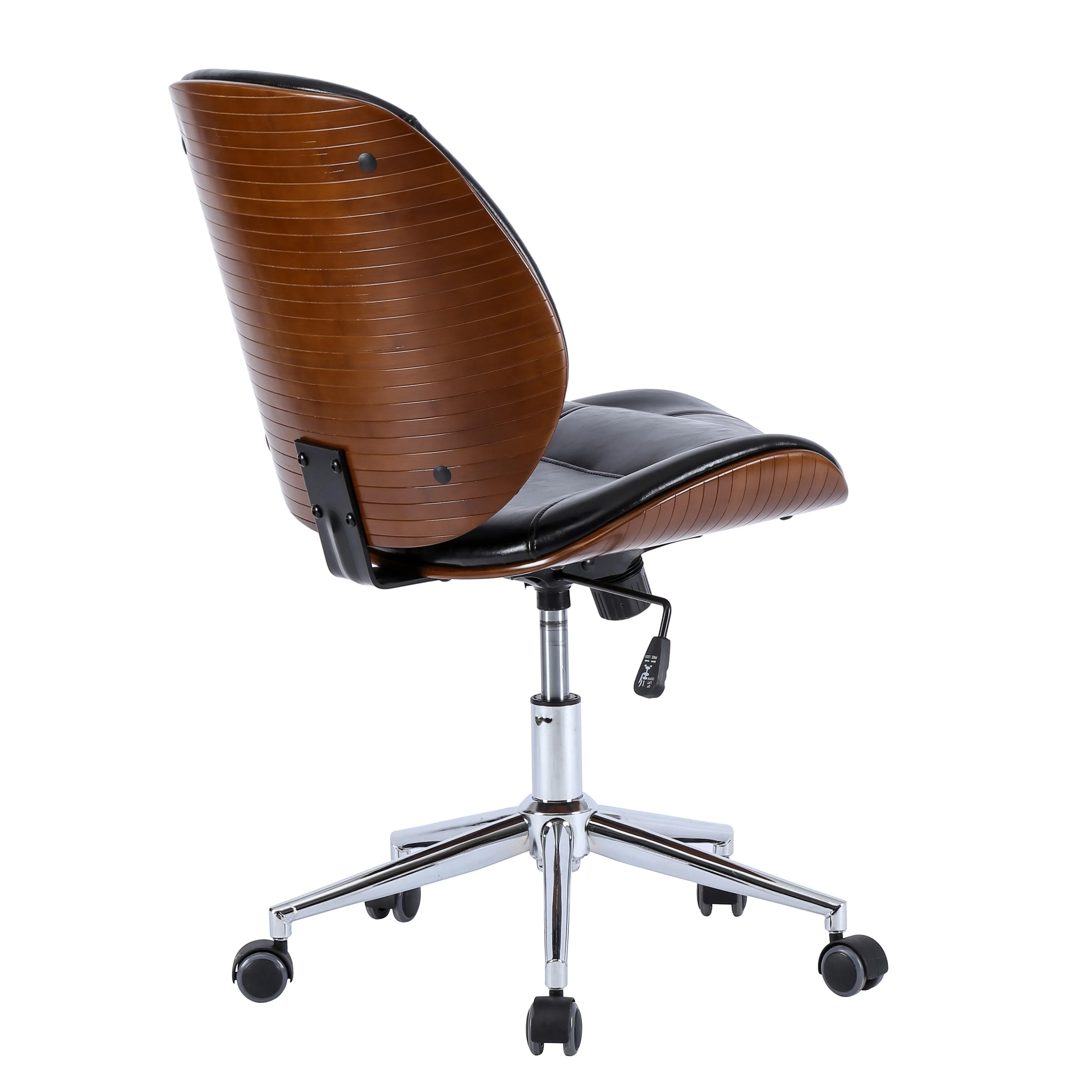 Shaun PU Leather Bamboo Office Chair