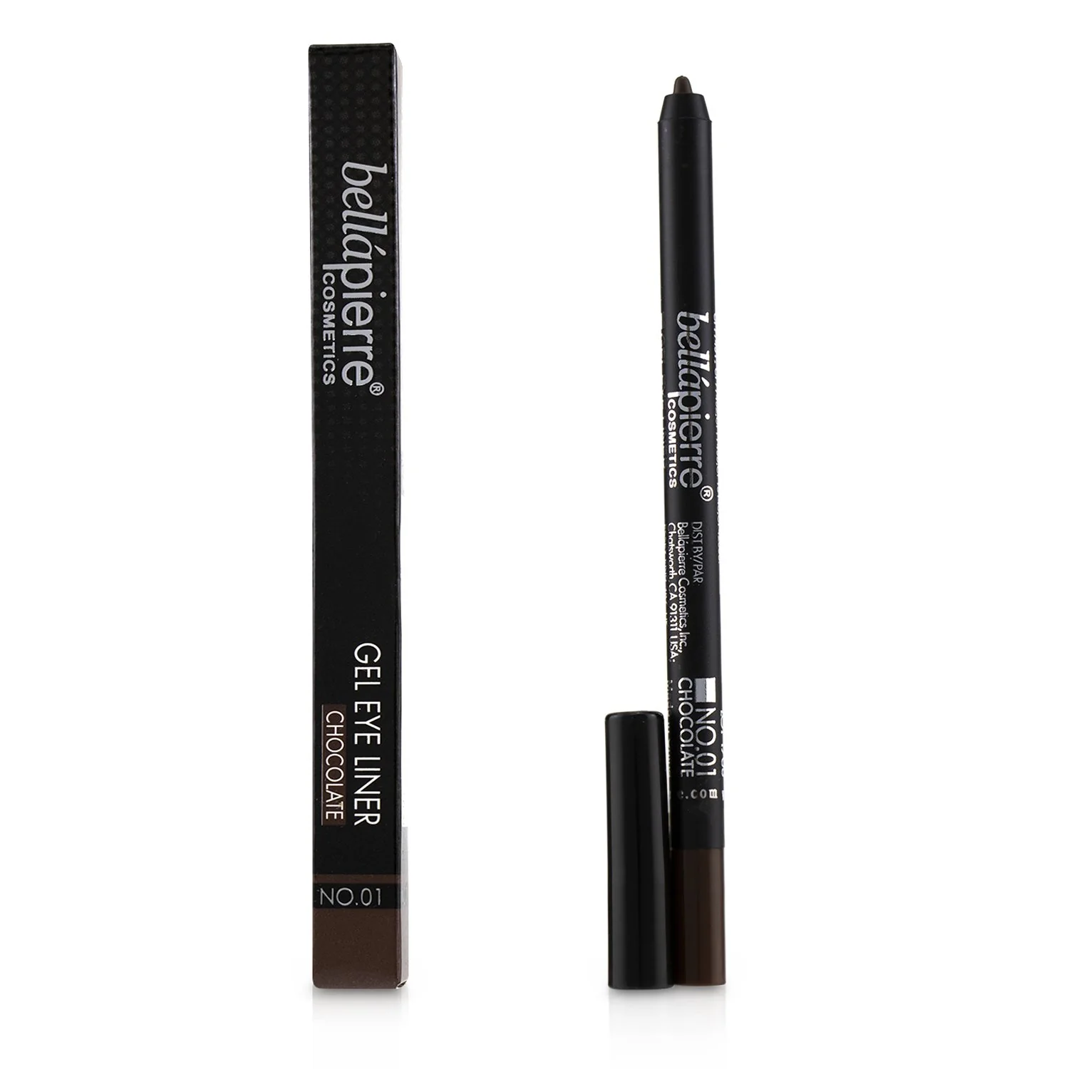 Bellapierre Cosmetics Gel Eye Liner - # Ebony  1.8g/0.06oz