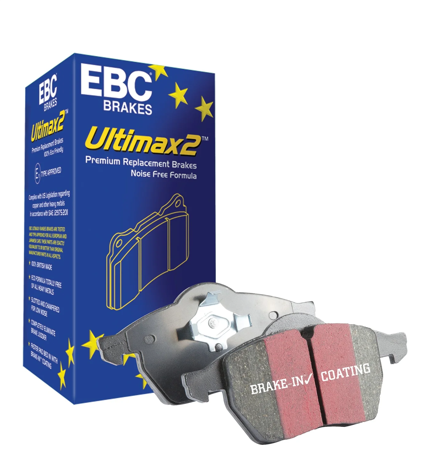 EBC 14+ BMW 228 Coupe 2.0 Turbo Brembo calipers Ultimax2 Rear Brake Pads