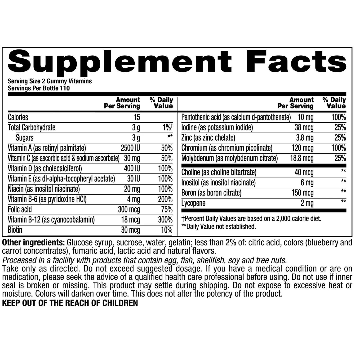 vitafusion Men's Multivitamin Gummies (220 ct.)