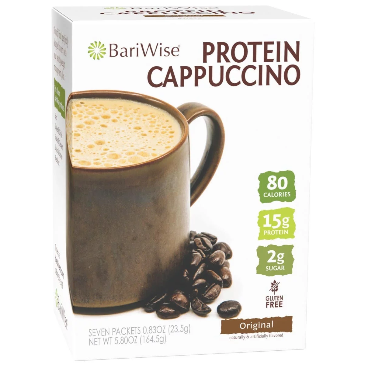 BariWise Protein Cappuccino, Original (7ct)