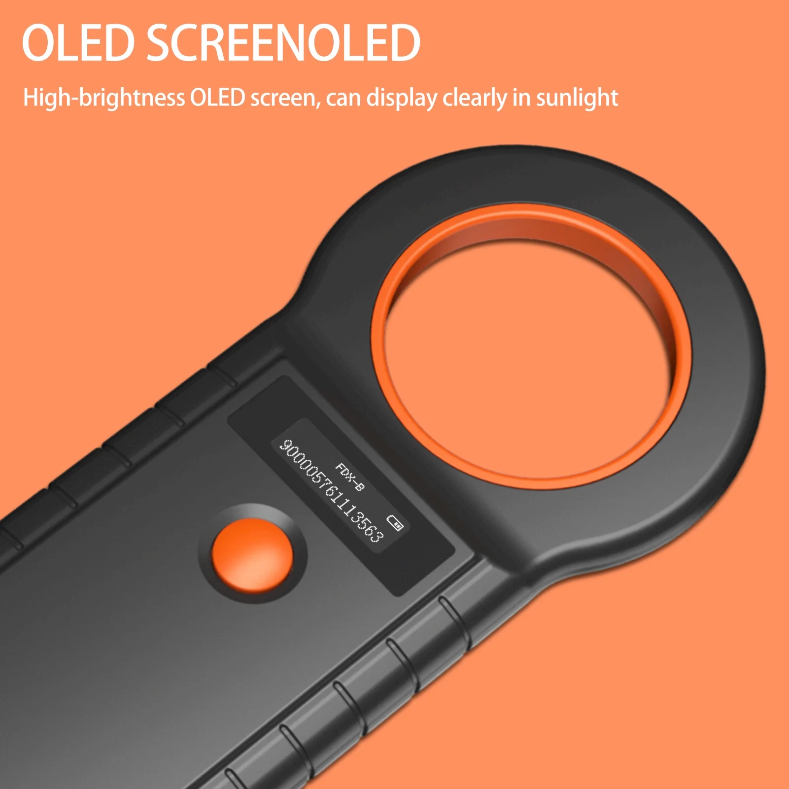 Spirastell Scanner,Oled Screen 134.2khzEmid Iso11784/iso11785 Cat ChipEmid Animal Cat Chip Verification Handheld 128 FunctionScanner 134.2khz Iso11784/iso11785 Cat