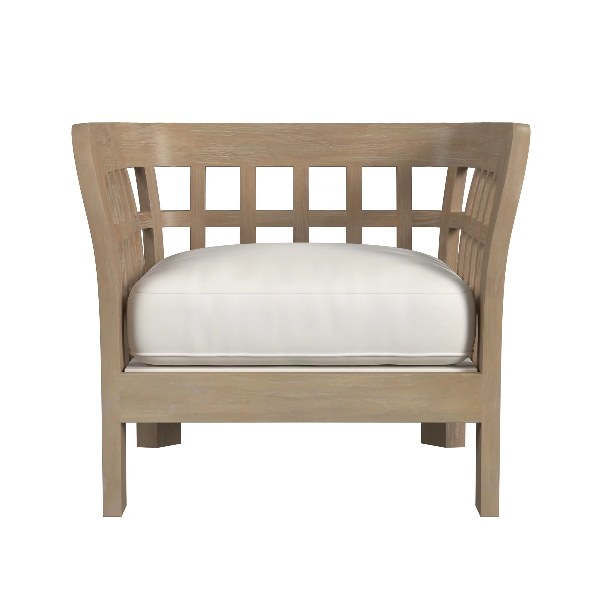 Monhegan Teak Outdoor Lounge Chair - Natural