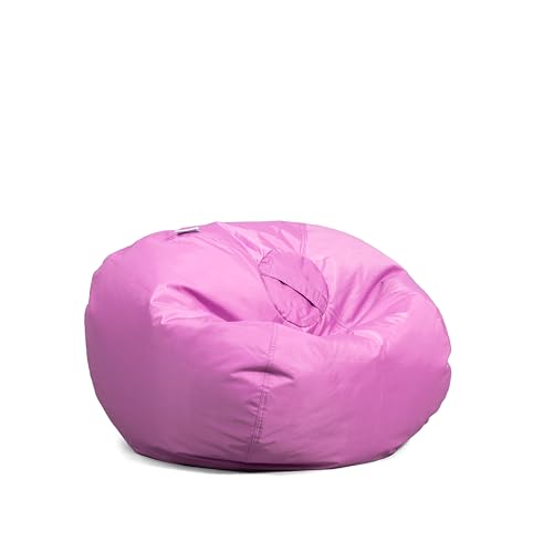 Big Joe Classic Bean Bag Chair, Sapphire Smartmax, Durable Polyester Nylon Blend, 2 feet Round