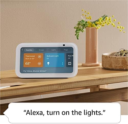 Amazon Echo Show 5 (newest model), Smart display with 2x the bass and clearer sound, Cloud Blue