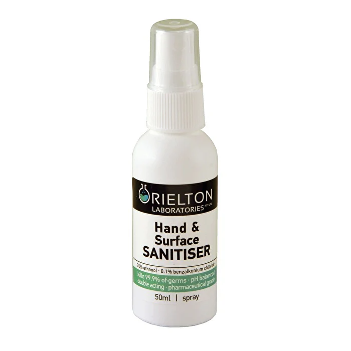 Orielton Laboratories Hand and Surface Sanitiser Spray (Pack of 3) 50ml
