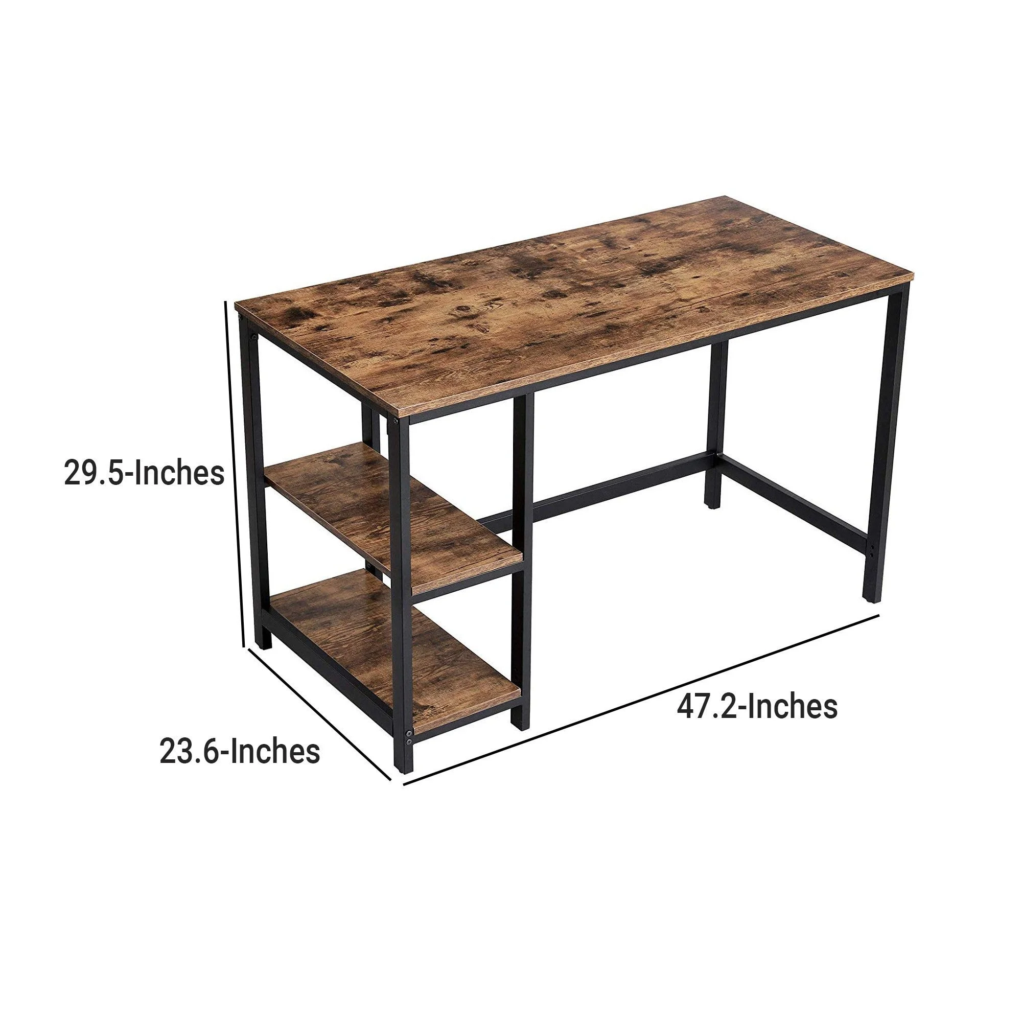Elevate Wood and Metal Desk - 47'