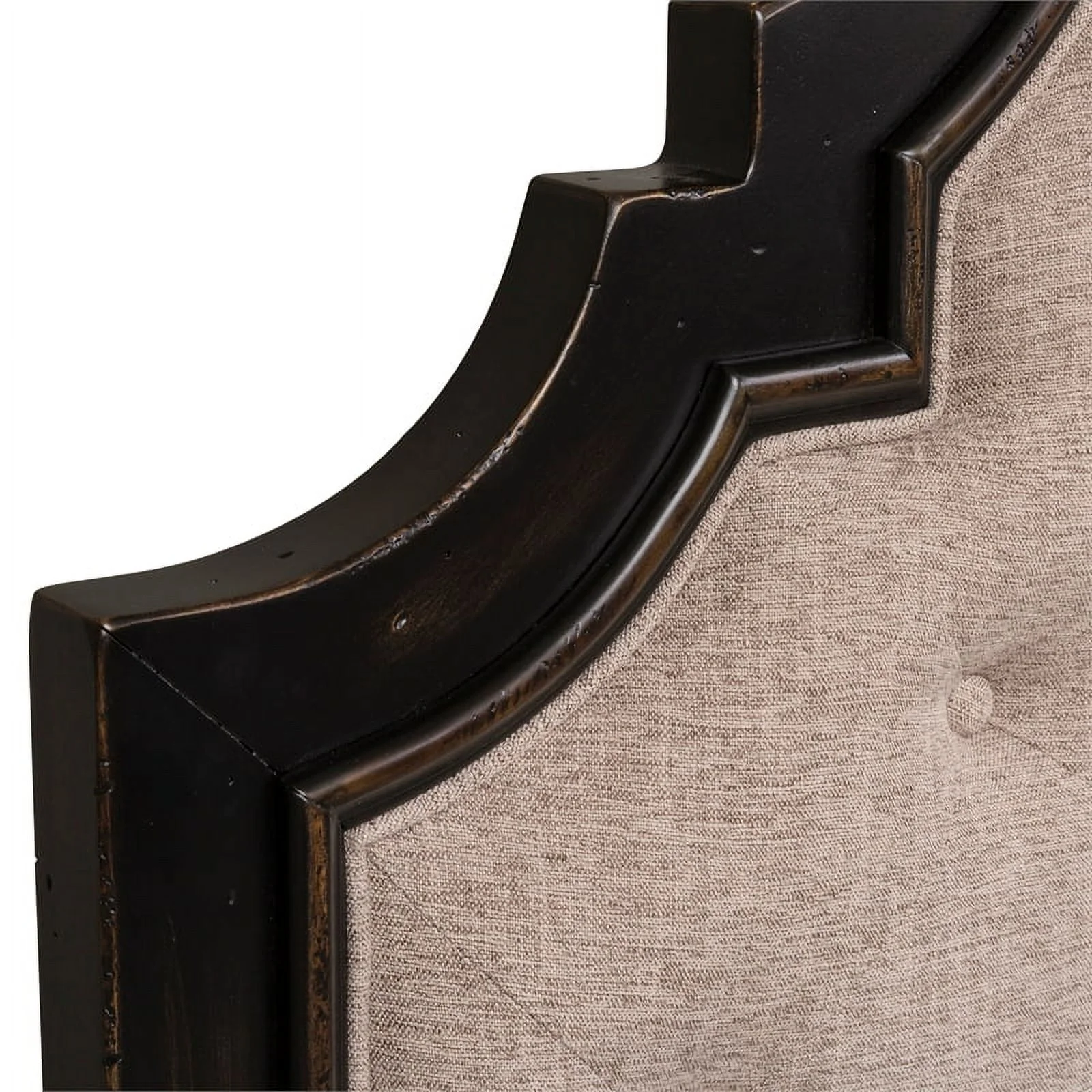 Chesapeake Black Queen Uph Headboard