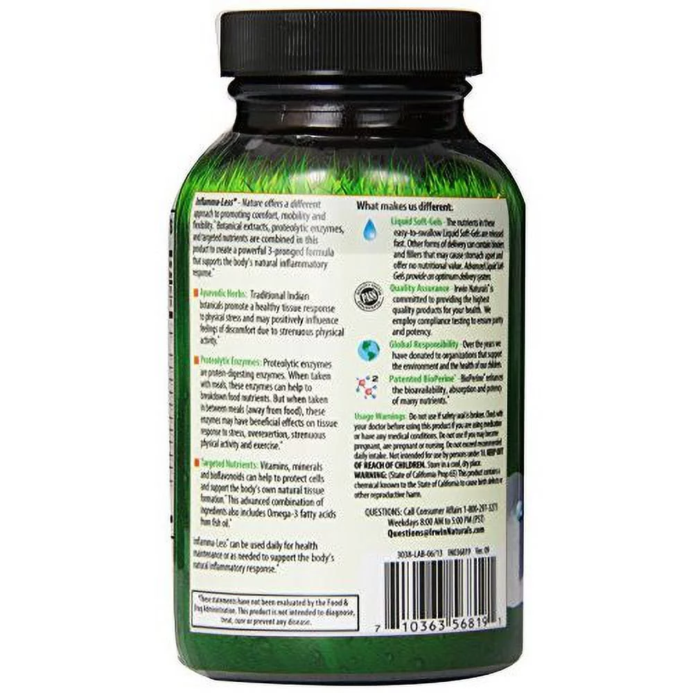 Irwin Naturals Inflamma-Less, 80 Count