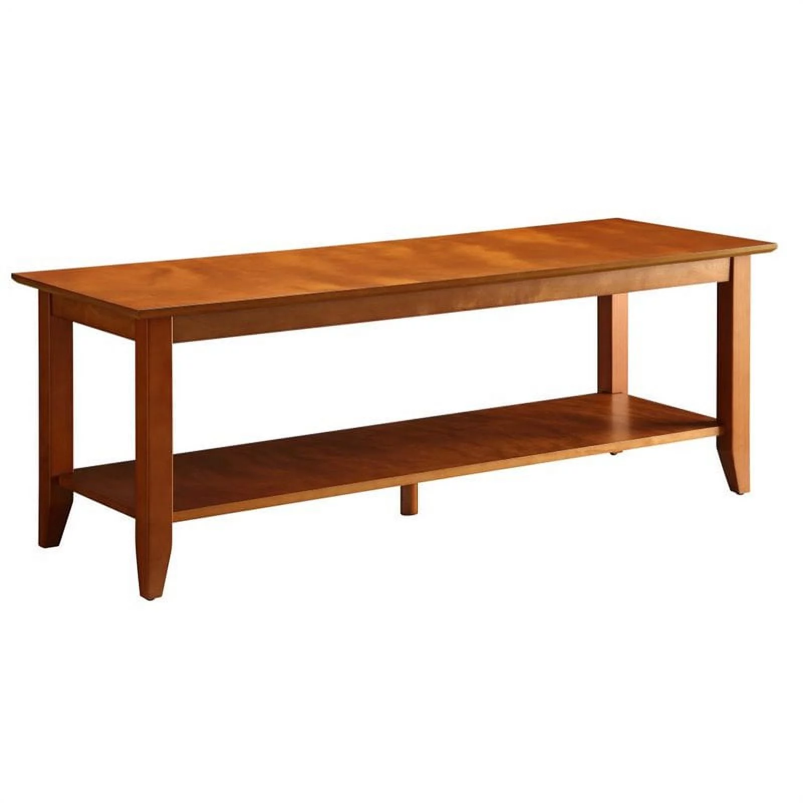 Convenience Concepts American Heritage Coffee Table with Shelf, Cherry