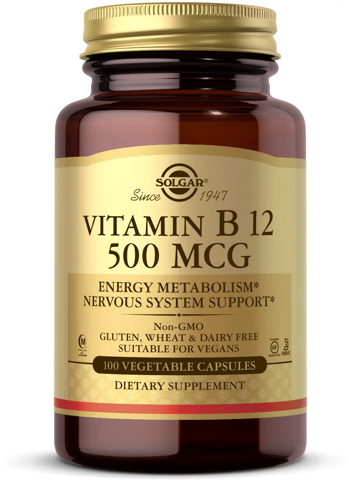 4 Pack - Solgar Vitamin B12 500 mcg Tablets 1 ea