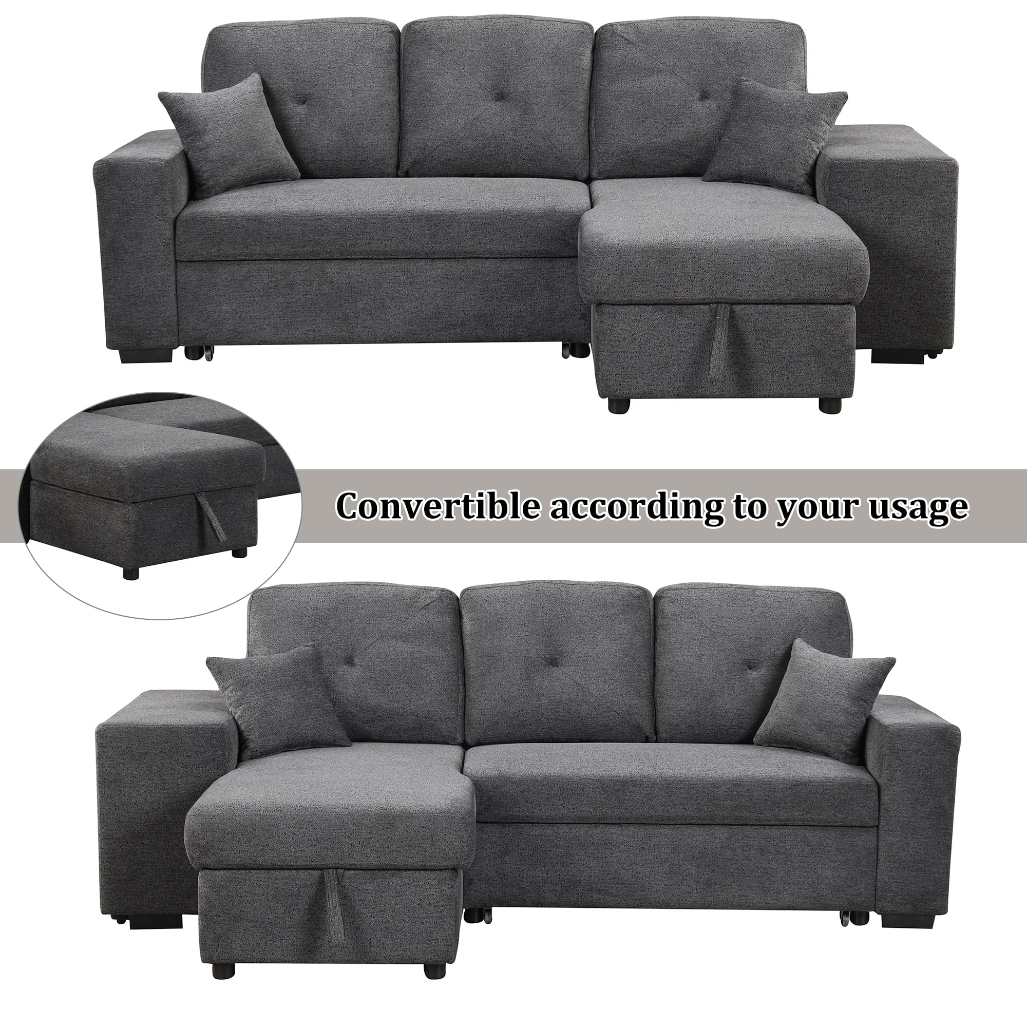 Cloud Drift Cozy  Sectional Sofa