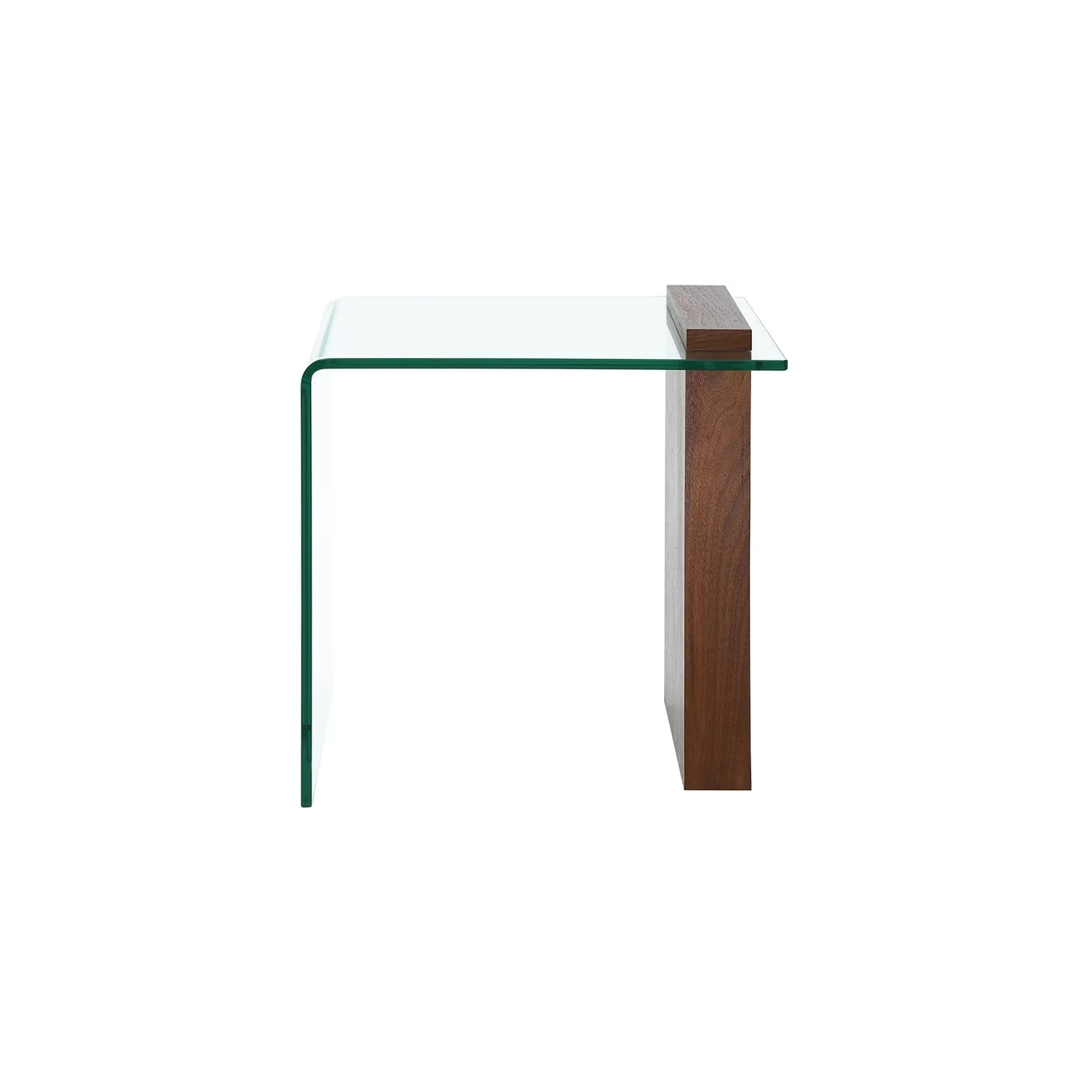 Casabianca Furniture Modern Buono Engineered Wood End Table in Brown