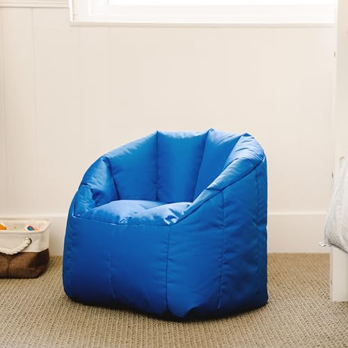 Big Joe Milano Lenox Denim Cobalt Beanbag Chair