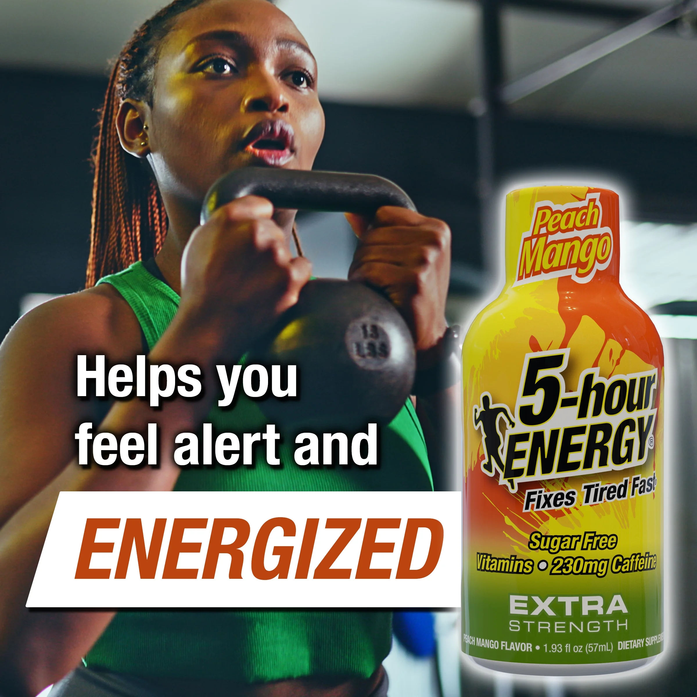 5-hour ENERGY Shot, Extra Strength, Peach Mango, 15 Count