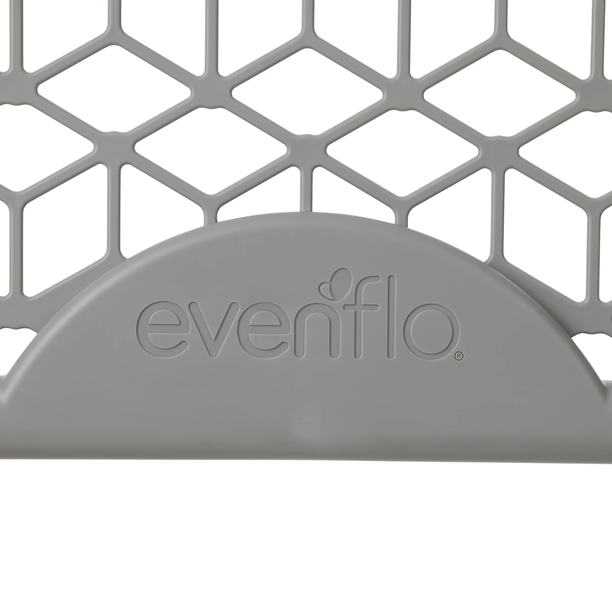 Evenflo Versatile Play Space Adjustable Freestanding Play Space Plastic Gate, 6-Panels, Cool Gray, Unisex