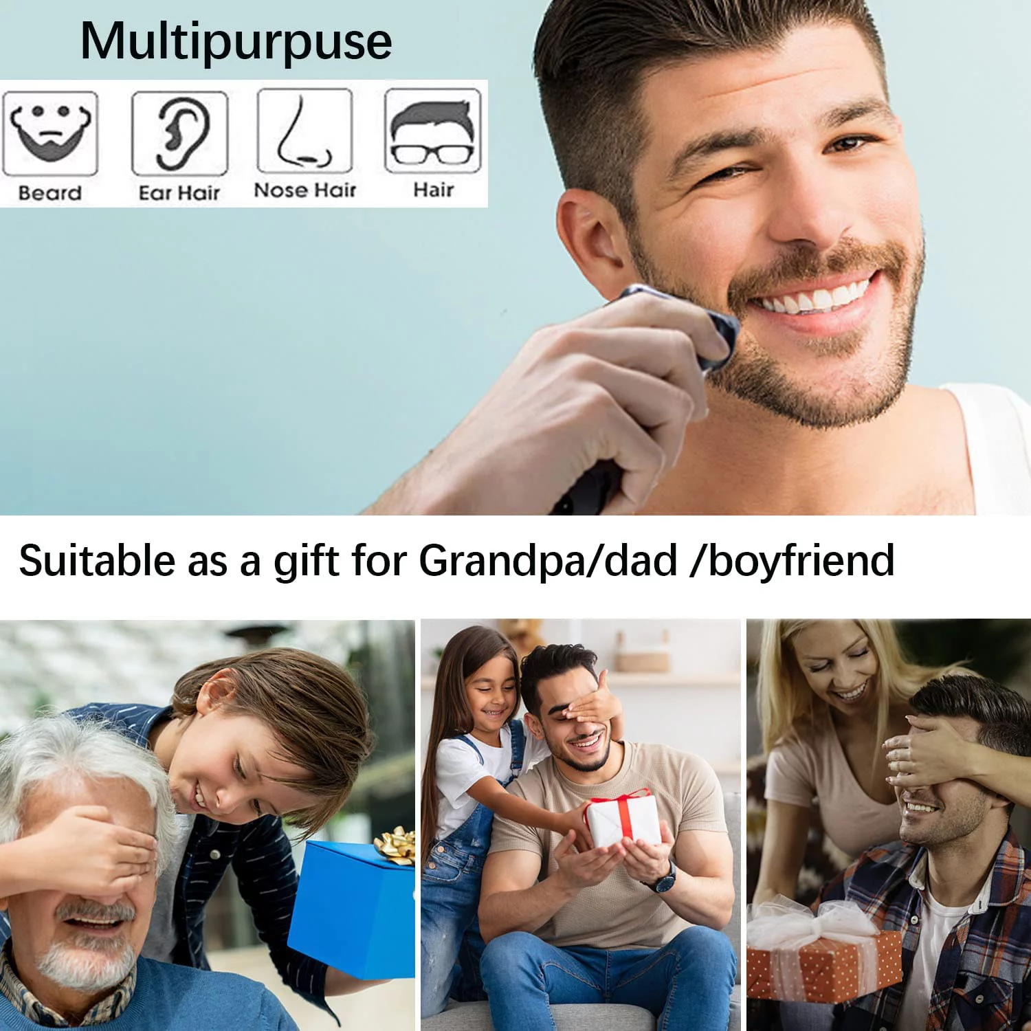 General 51S Replacement Shaver Foil&Cutter Cassette Compatible with Braun Series 5 Electric Shaver S5 Replacement Wet and Dry Trimmer blades fit, Silver