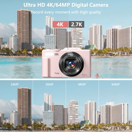 Digital Camera for Photography, 4K Vlogging Camera for YouTube 3
