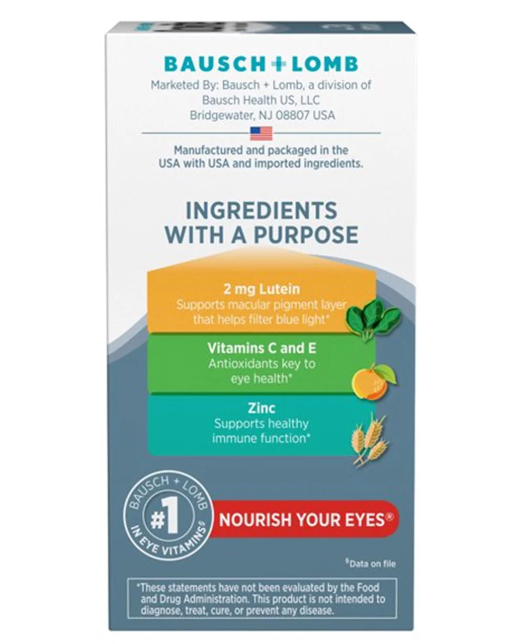 Bausch + Lomb Ocuvite with Lutein Tablets - 120 Tablets