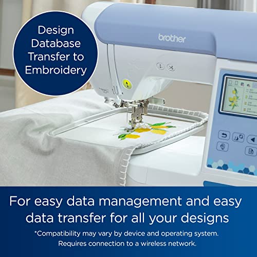 Brother PE900 Embroidery Machine with WLAN, White