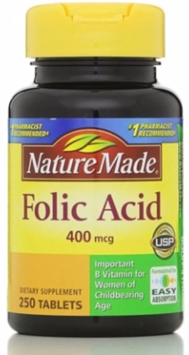 Folic Acid 400 mcg Tablets 2 250 Each - (Pack of 3)