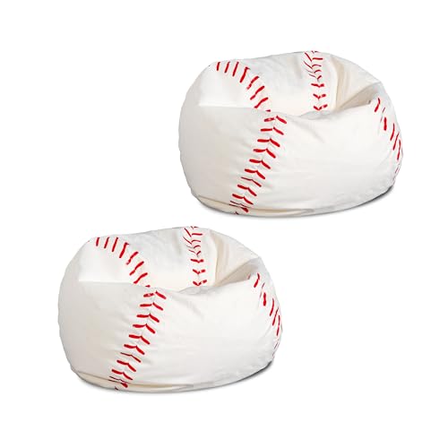 Big Joe Classic Bean Bag Chair, Sapphire Smartmax, Durable Polyester Nylon Blend, 2 feet Round