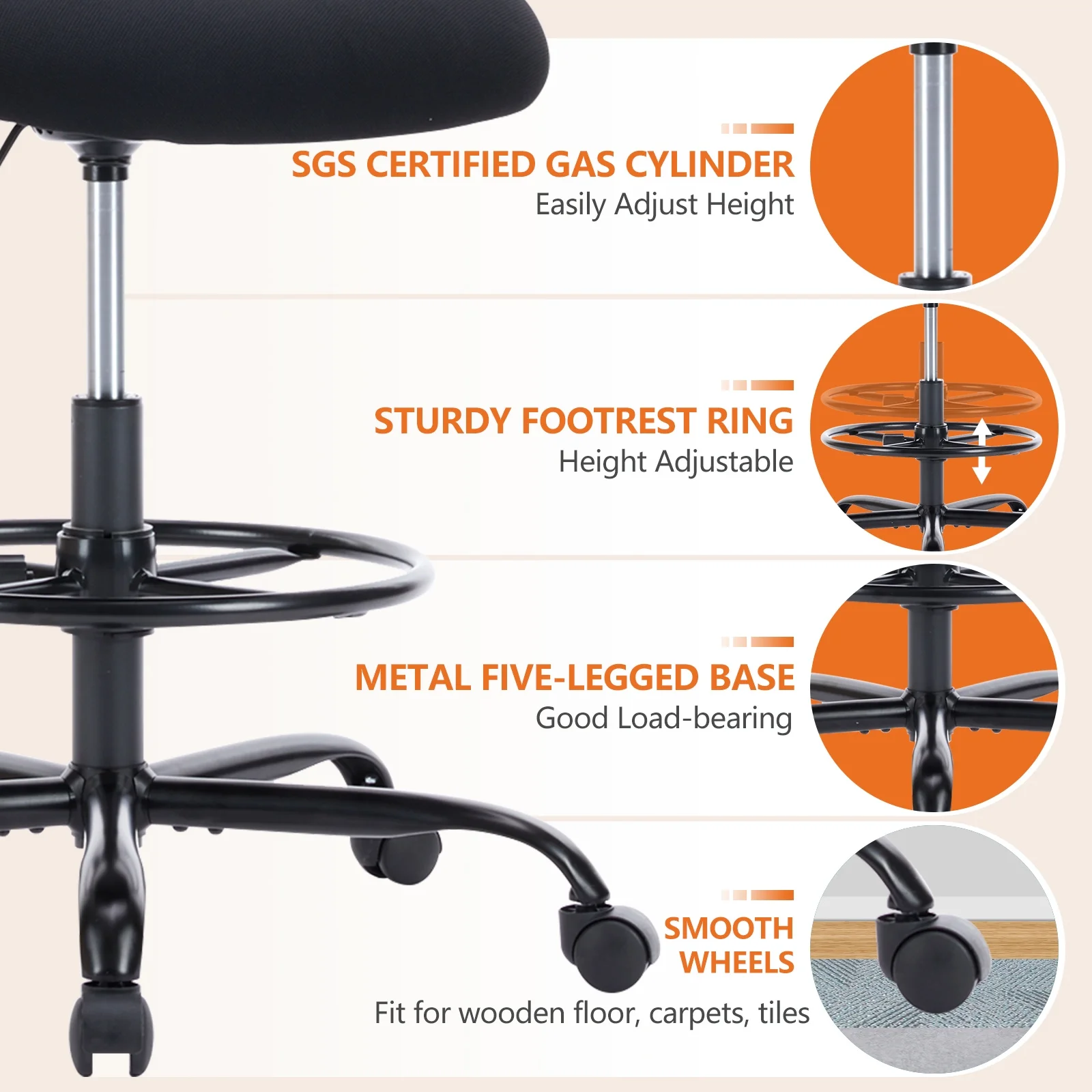 Sweetcrispy Office Chair - 29.0 | Upgrade Comfort & Style