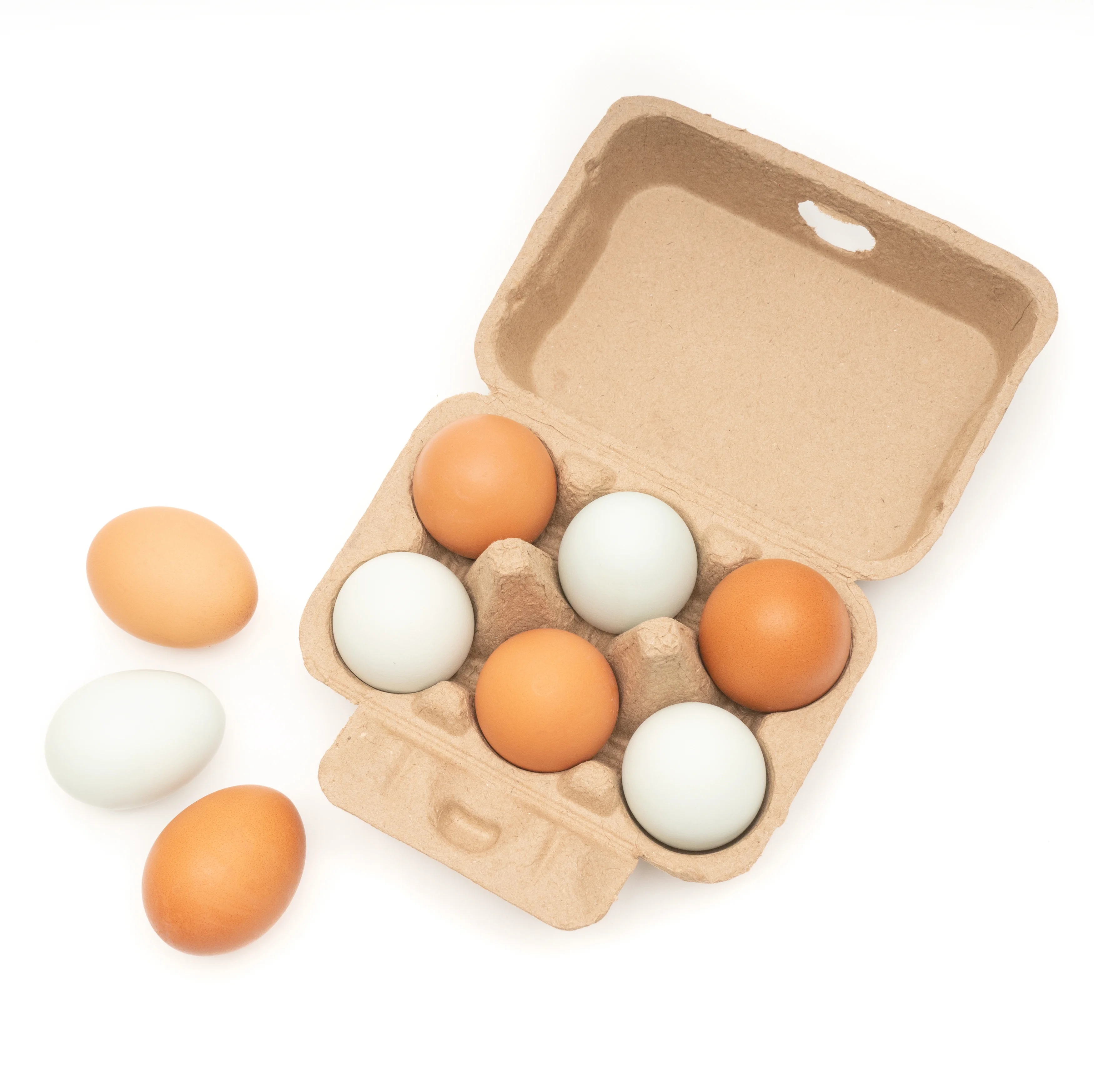Hearty Produce Half Dozen Egg Cartons 