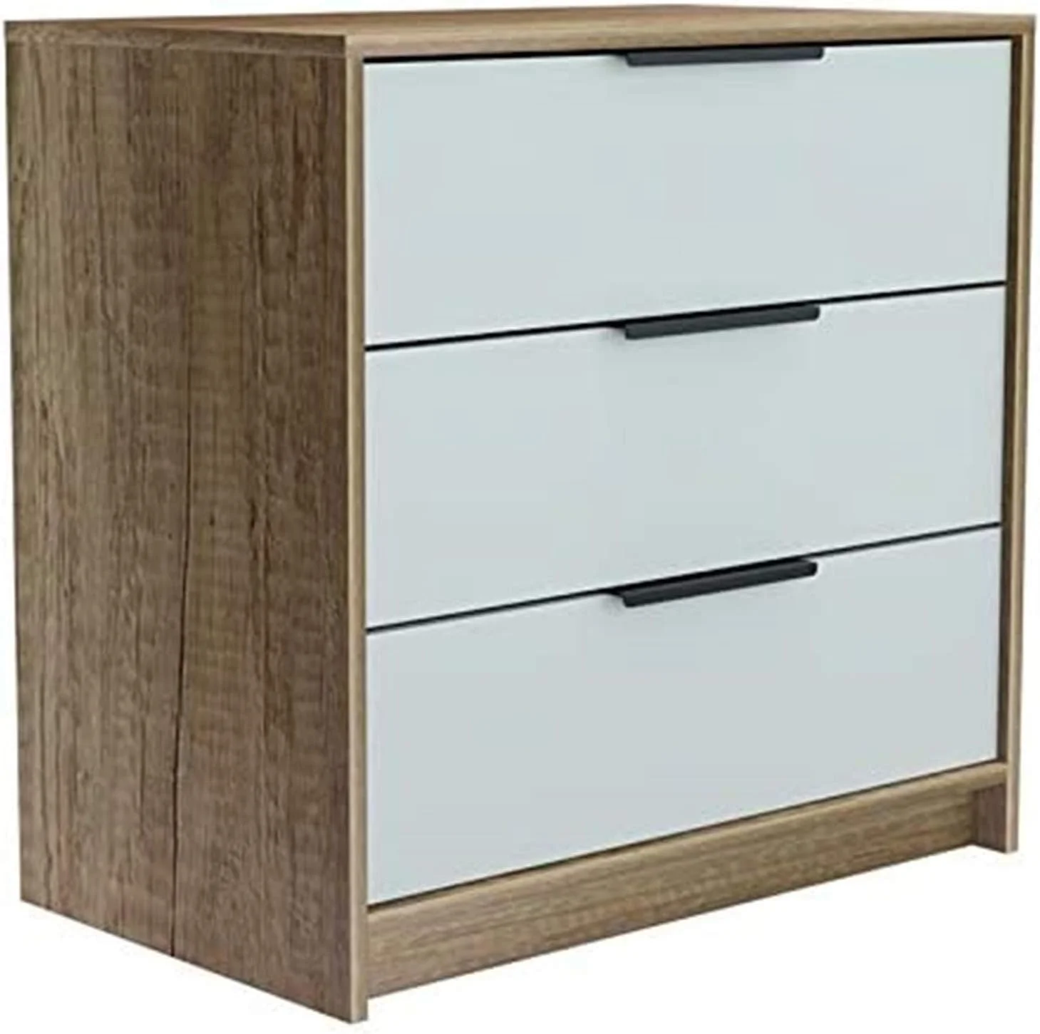 Kaia 3 Drawer Dresser Engineered Wood Dressers In Multi-Color