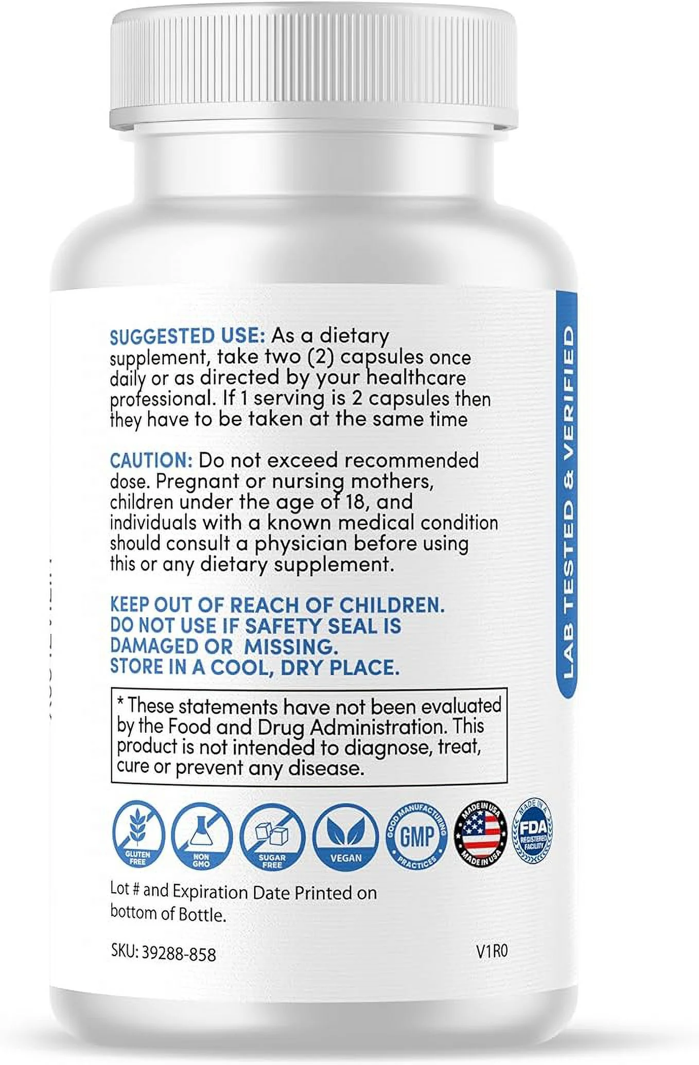 INVIVO Nutraceuticals Magnesium Complex Citrate Hydroxide Malate Oxide & 500 mg 60 Capsules