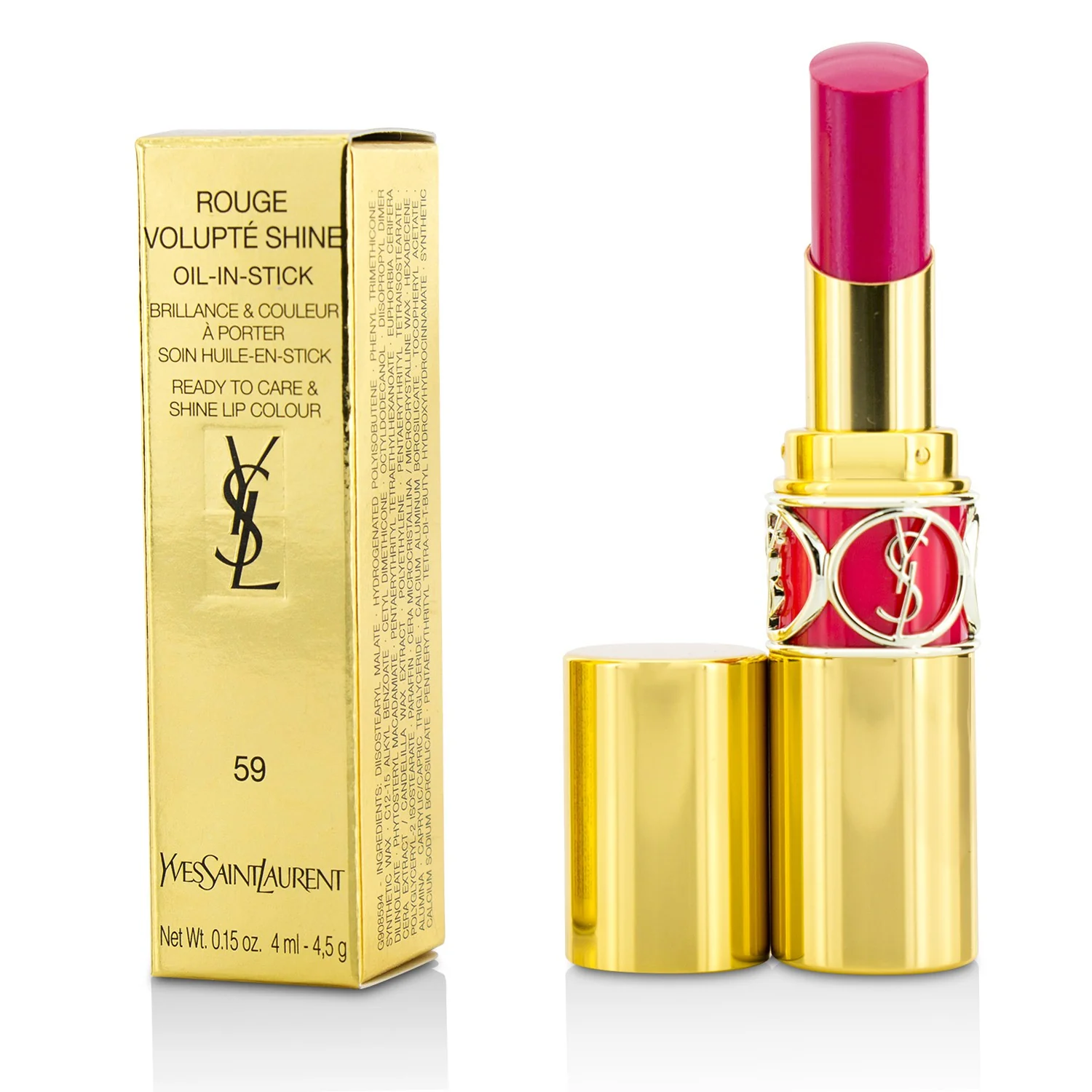 Yves Saint Laurent Rouge Volupte Shine - # 86 Mauve Cuir  3.2g/0.11oz