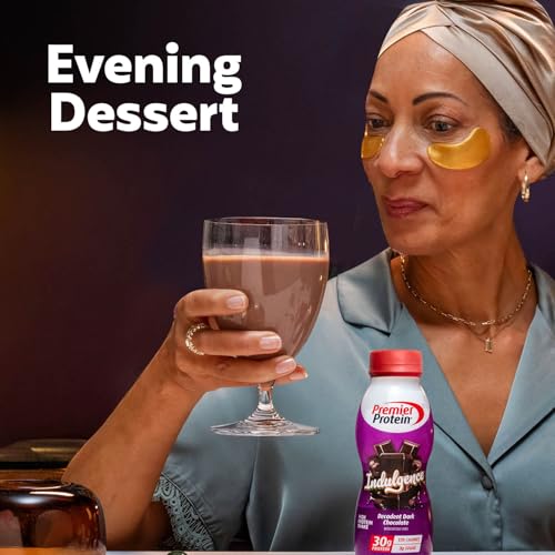 Premier Protein Indulgence Protein Shake, 30g Protein, 3g Sugar, Salted Caramel Truffle, 11.5 fl oz, Pack of 12