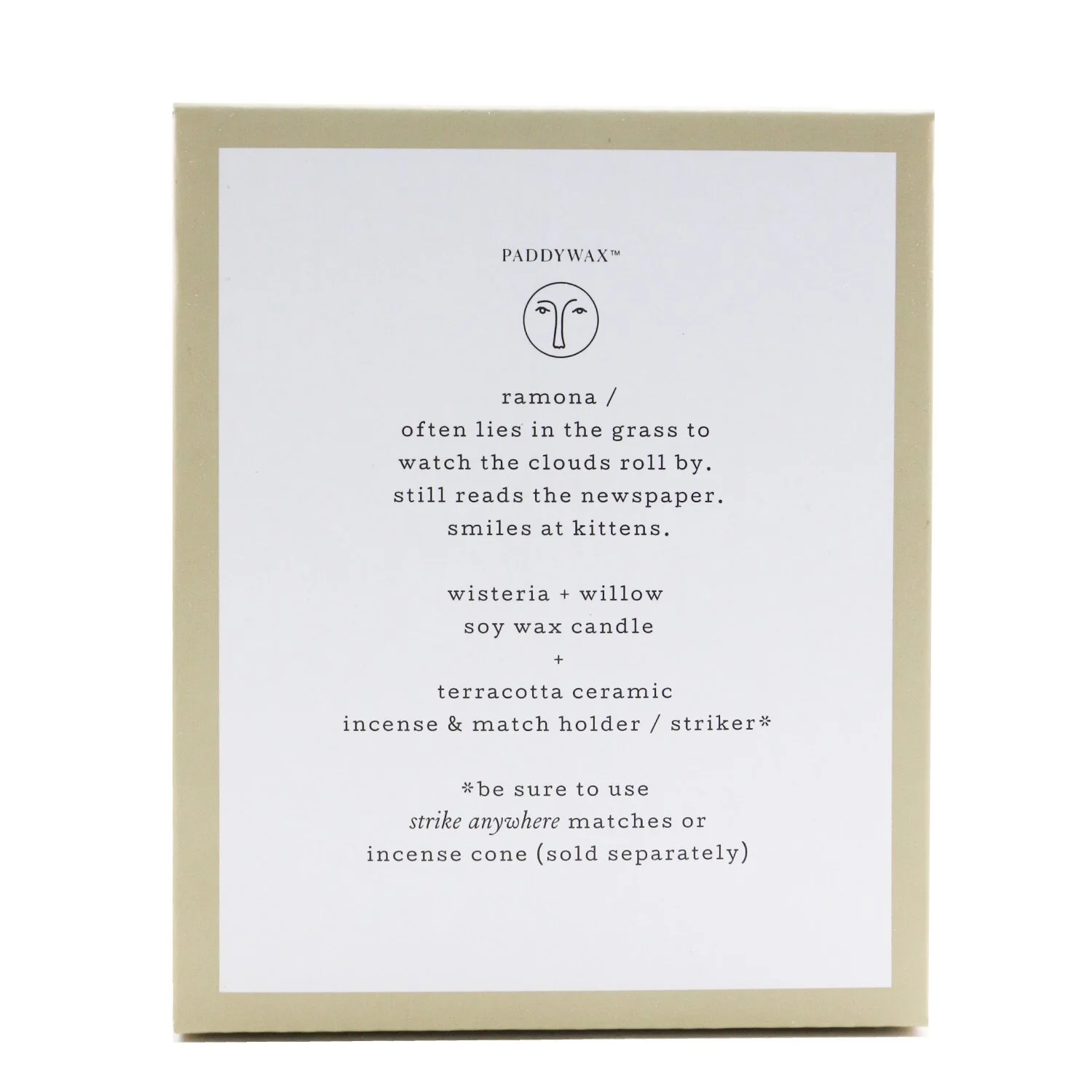 Paddywax Persona Candle - Wisteria + Willow  113g/4oz