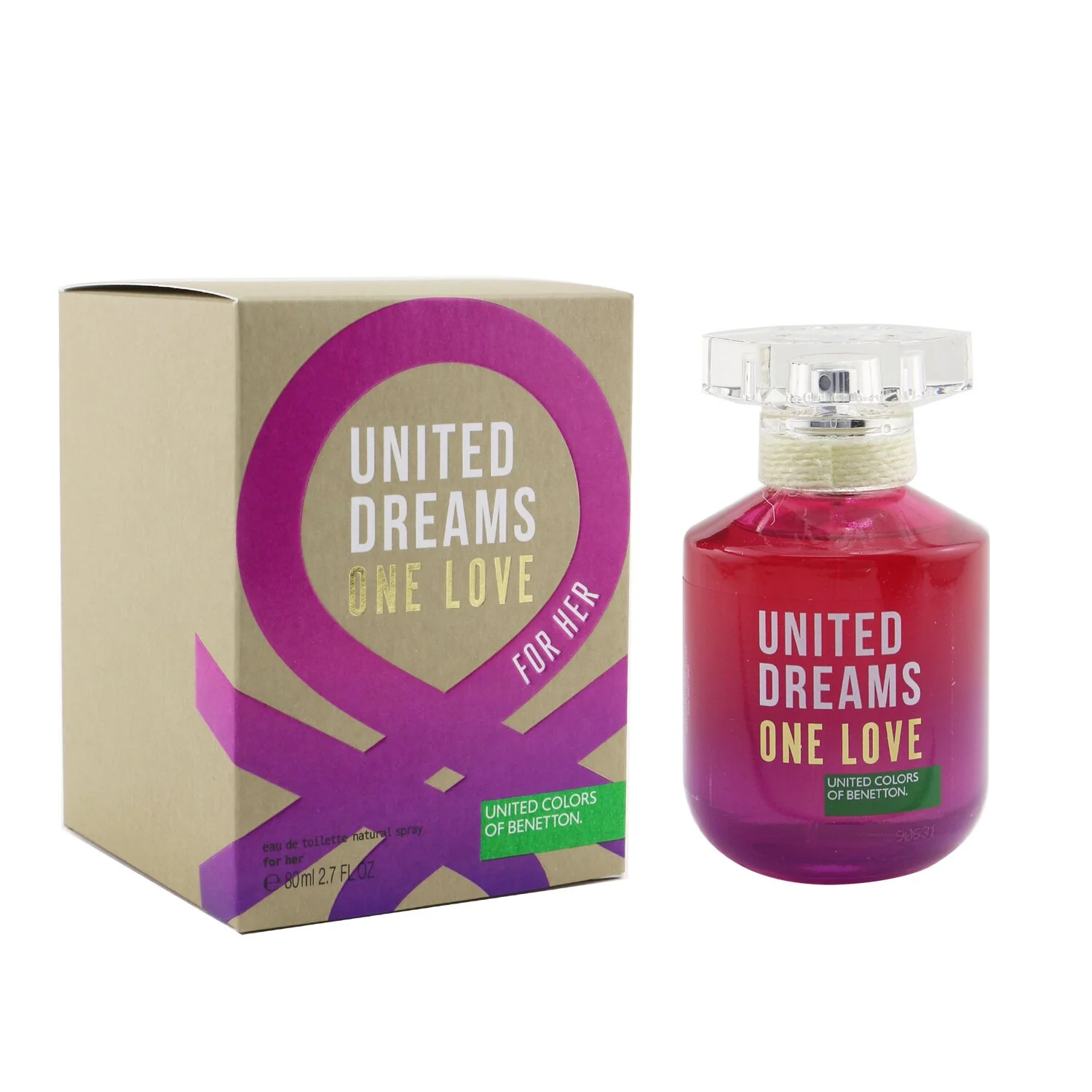 Benetton United Dreams One Love Eau De Toilette Spray (2019 Edition)  80ml/2.7oz