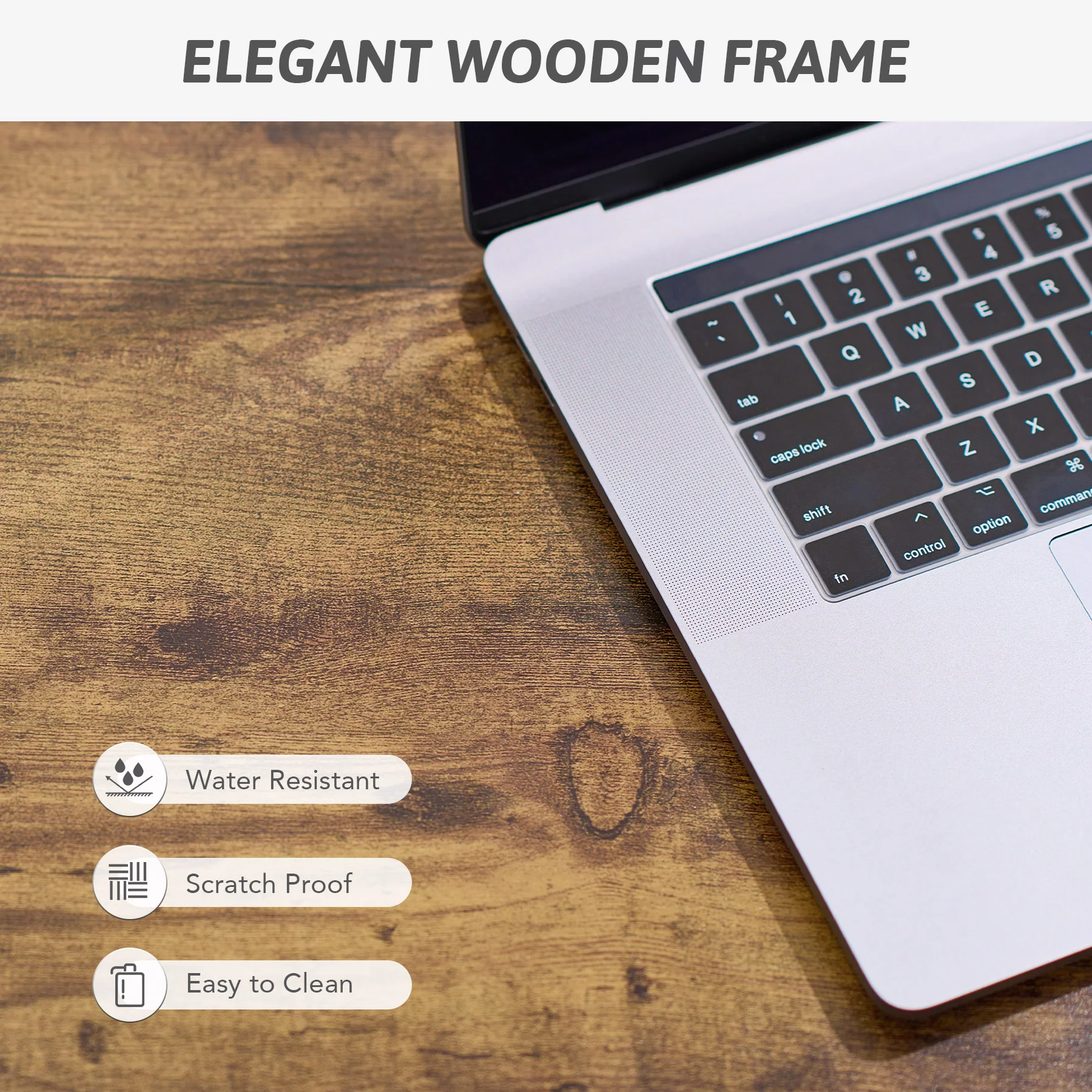 Bestco Living Room Lift Top Wooden Coffee Table with Storage Compartment Walnut Finish