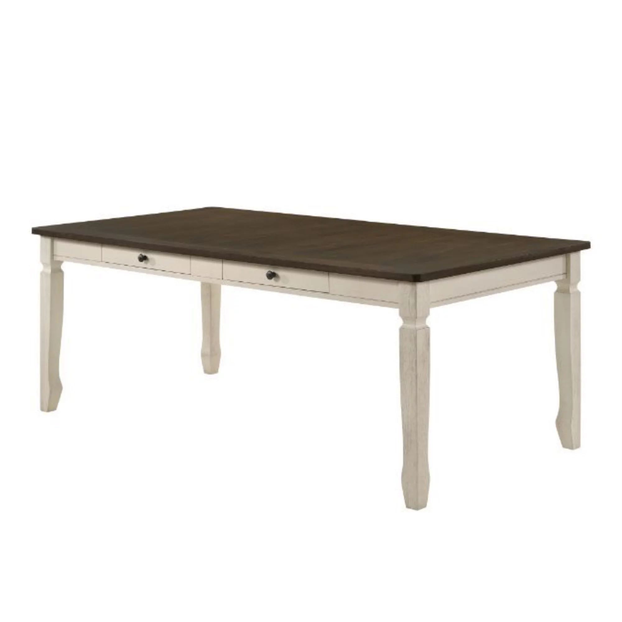 Ergode Dining Table Weathered Oak & Cream Finish