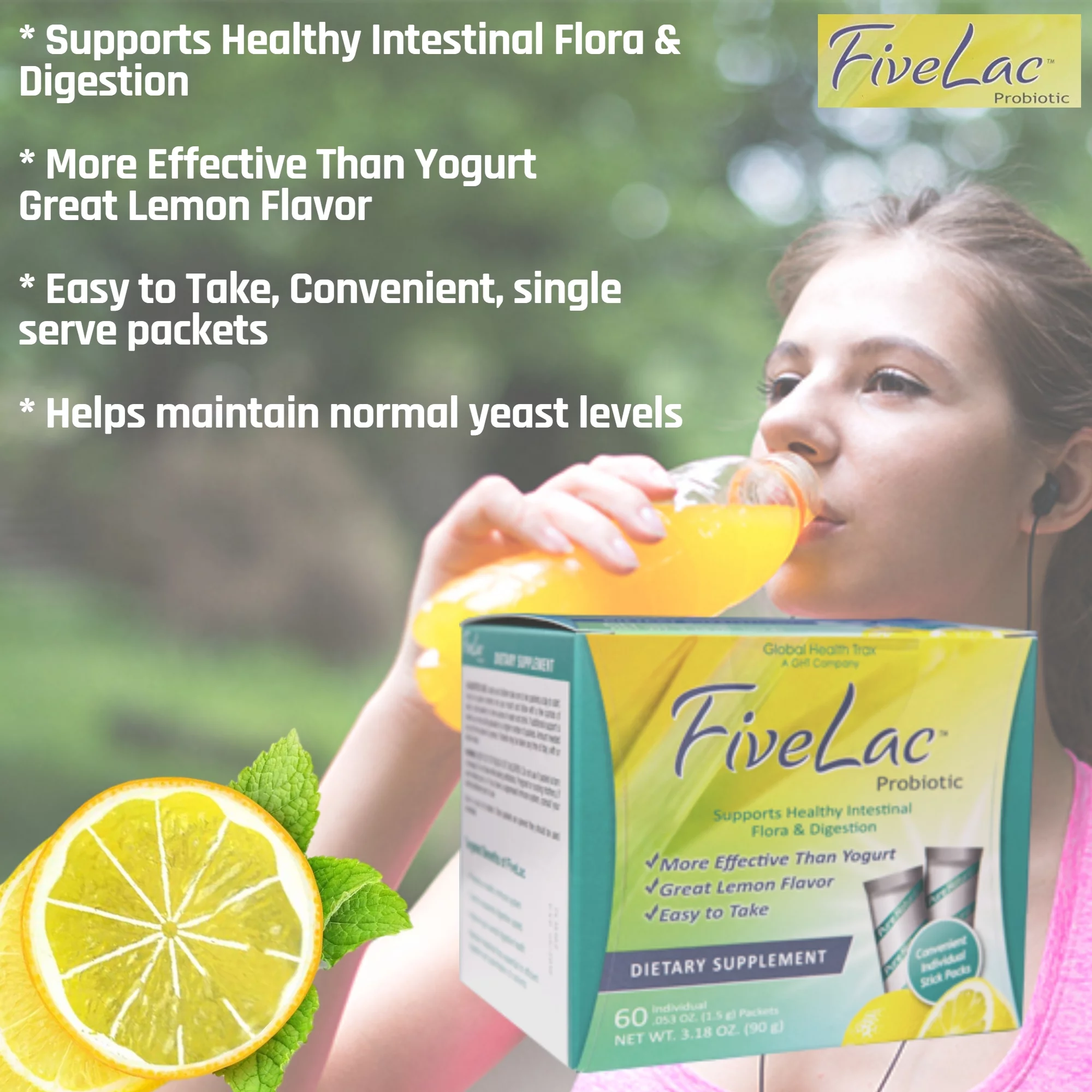 FiveLac - Five Lac Probiotic (60 Packets)