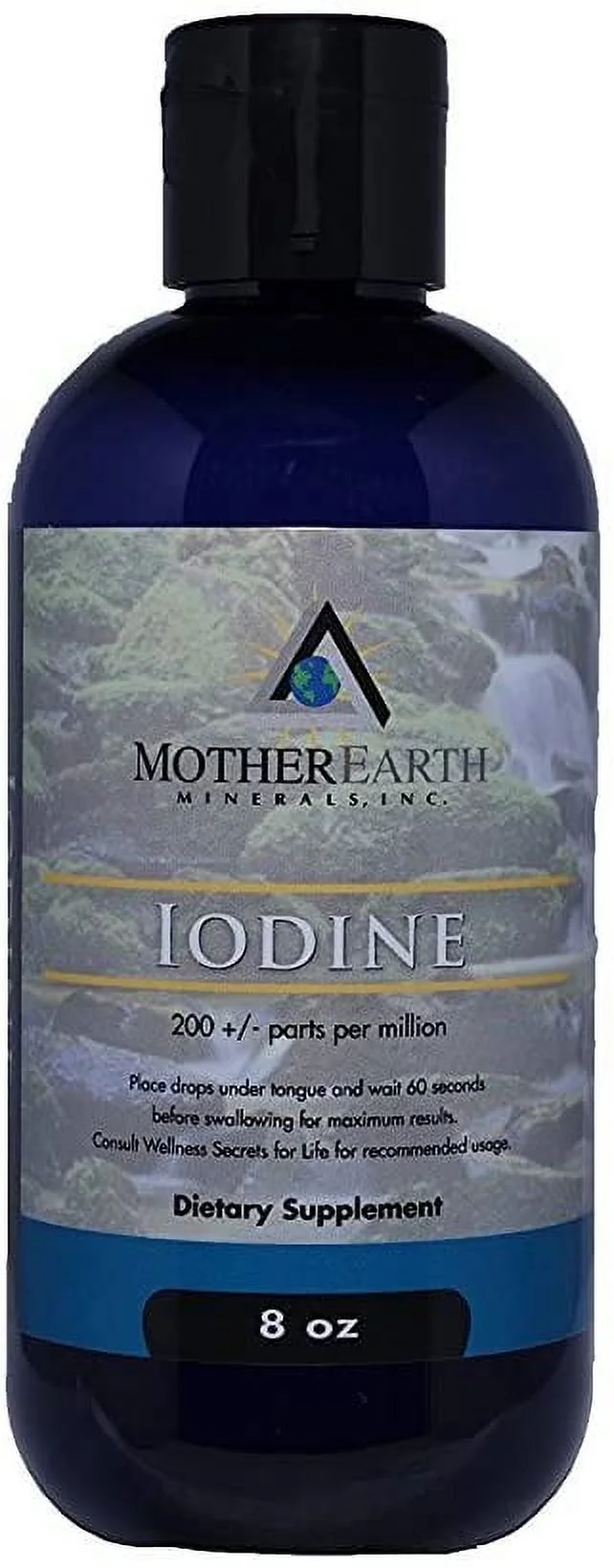 Mother Earth Minerals Angstrom Minerals - Iodine- 8 oz