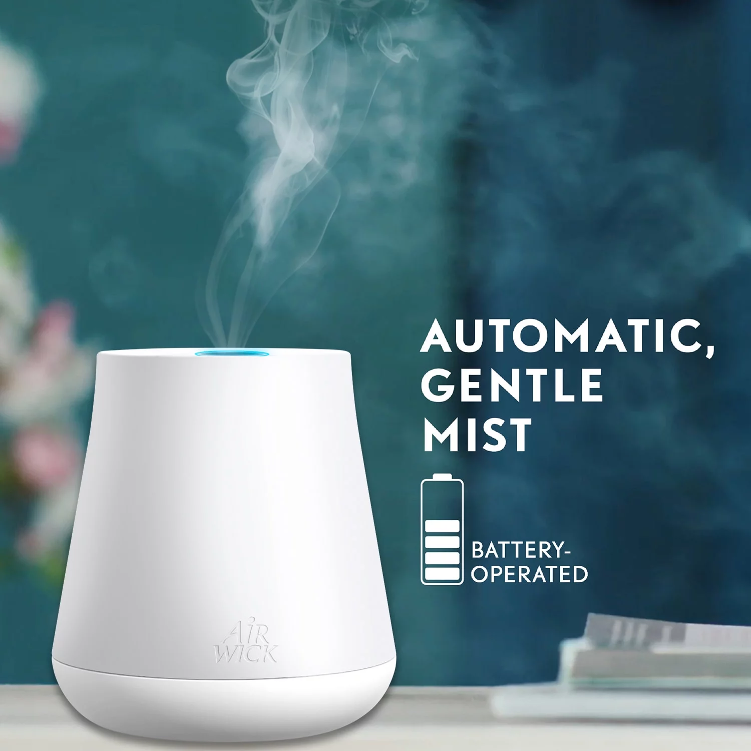 Air Wick Essential Mist Starter Kit (Diffuser + Refill), Pumpkin Spice, Fall Scent, Essential Oils Diffuser, Air Freshener